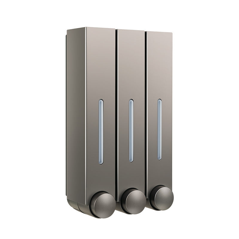 Hotel Kitchen Bathroom Manual Wall-Mounted Soap Dispenser Press Type Liquid Dispenser