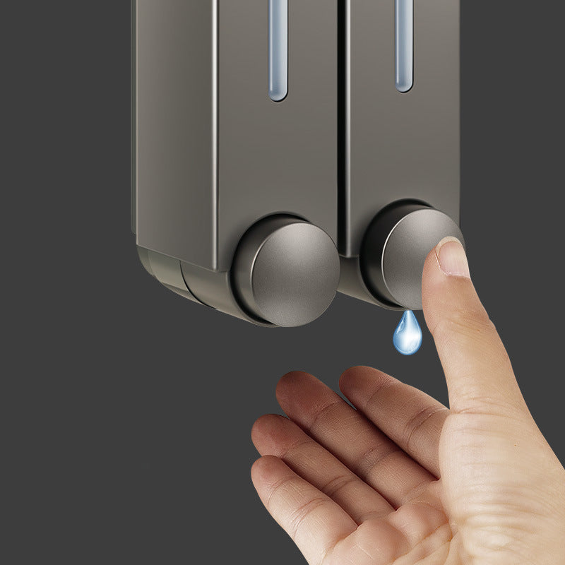 Hotel Kitchen Bathroom Manual Wall-Mounted Soap Dispenser Press Type Liquid Dispenser