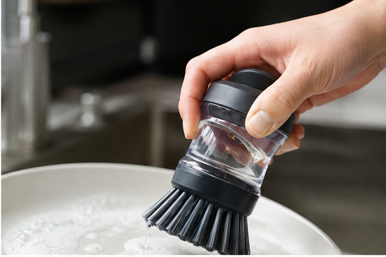 Soap Dispensing Dish Brush